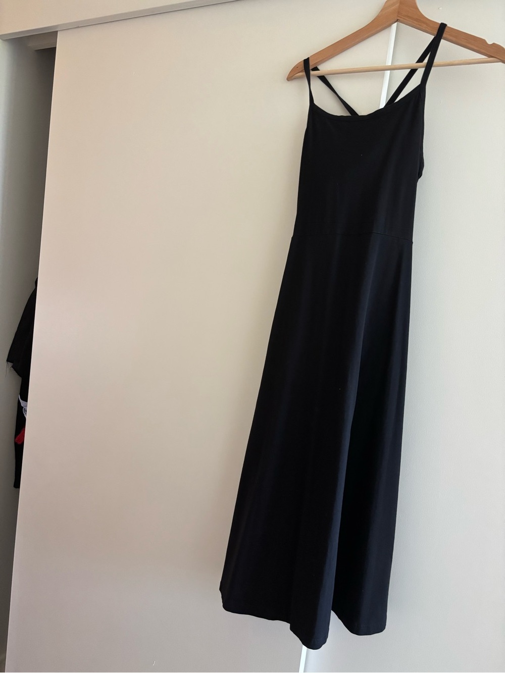 Pact Black Organic Fit & Flare Midi Dress - Picture 4 of 6